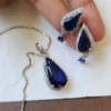Tear Drop Pendant And Chain (Copy) (Copy)
