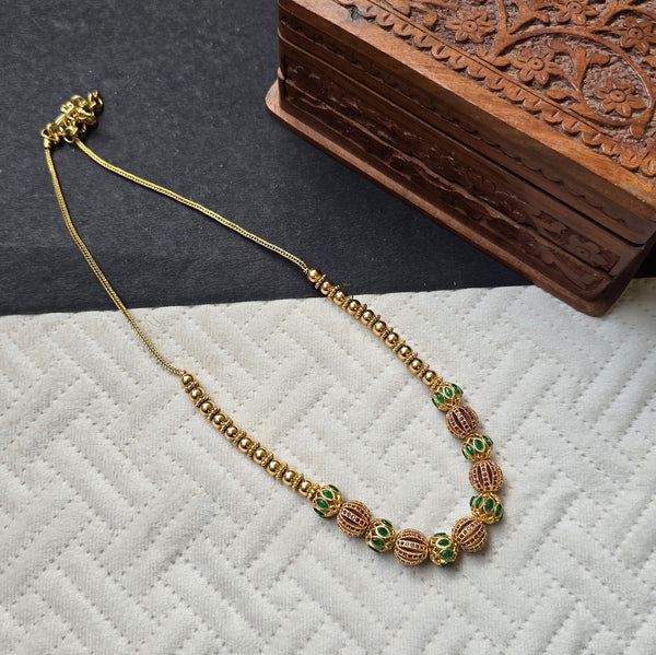 Golden Ball Neckset (Copy) (Copy)