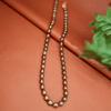 Lustrous Chocolate Brown Oval Pearl Necklace | Authentic Moti Mala